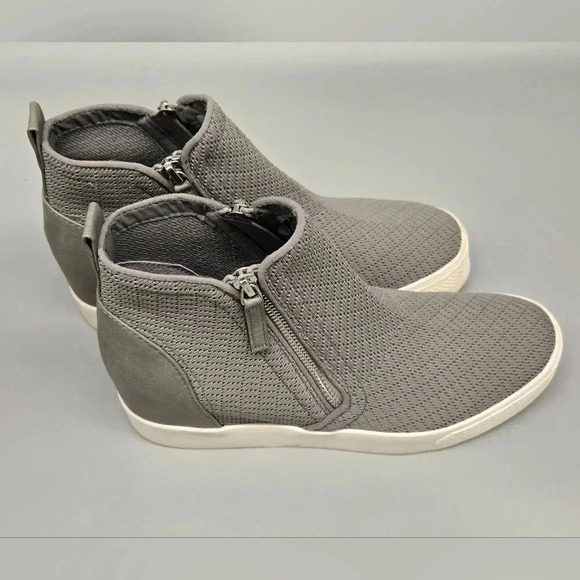 Steve Madden loxley Wedge gray snecker size 9 - Picture 4 of 10